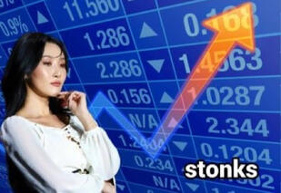 Hwasa gets Stonks Hwasa gets Stonks